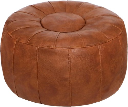 Moroccan storage pouf - storage,